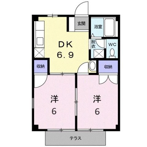 スカイアイランドの間取り