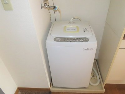 レオパレスサンガのその他|洗濯機も付いています