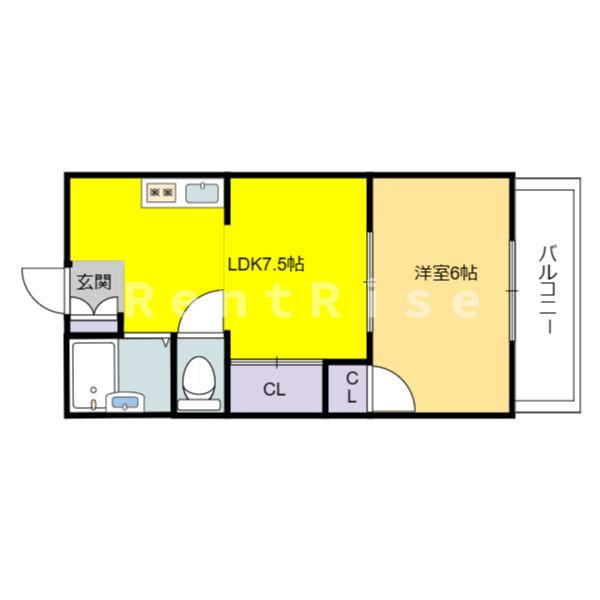 メゾン高比良の間取り
