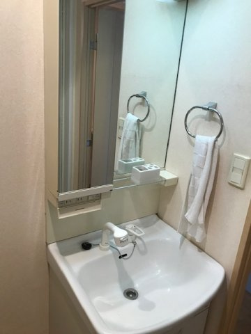 ライジングプレイス浅草の洗面所