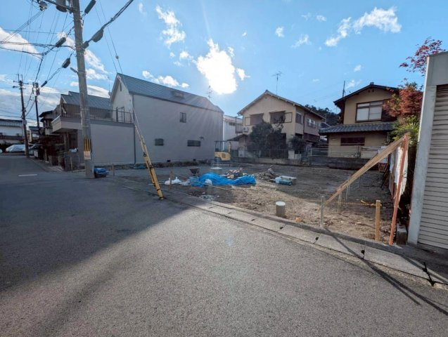 修学院千万田町　2号地の前面道路含む現地写真