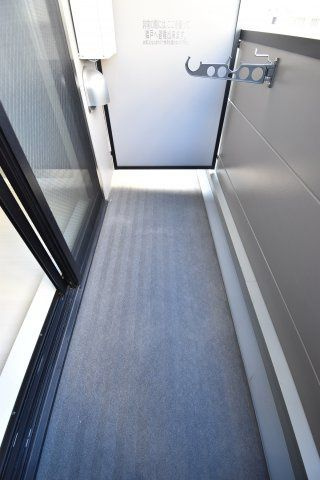 JINO新町のバルコニー