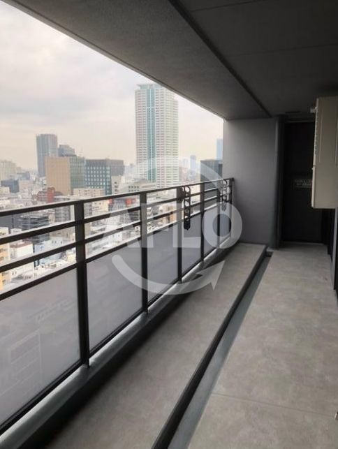 クレヴィアタワー御堂筋本町のバルコニー|クレヴィアタワー御堂筋本町　バルコニー