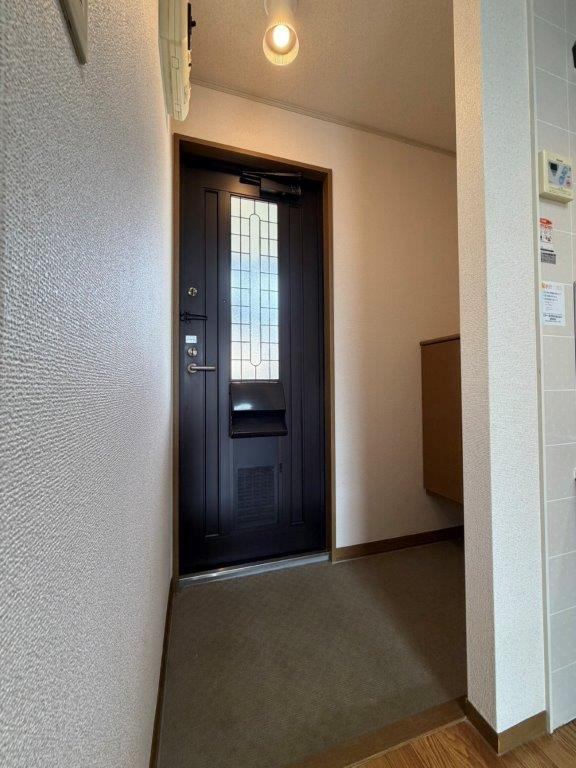 サンハイツ西仙北Ａ棟の玄関