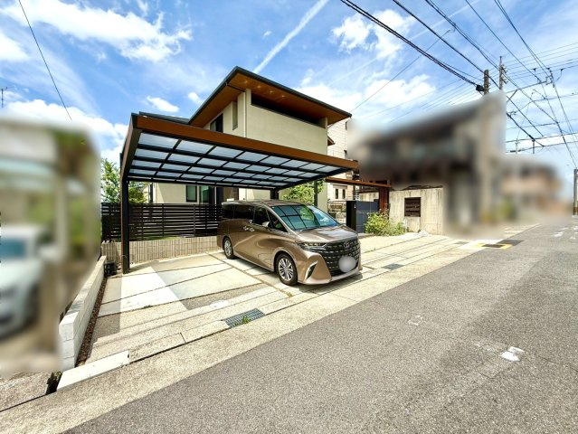 緑区ほら貝三丁目戸建の外観|緑区ほら貝三丁目戸建　住友林業施工の注文住宅　2023年6月築
土地面積260.52㎡（78.80坪