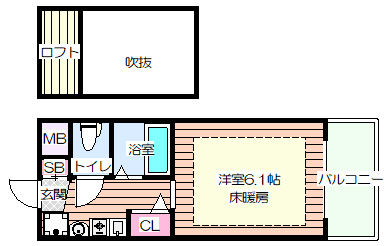 【間取り】 | エステムコート新大阪Vソレックス