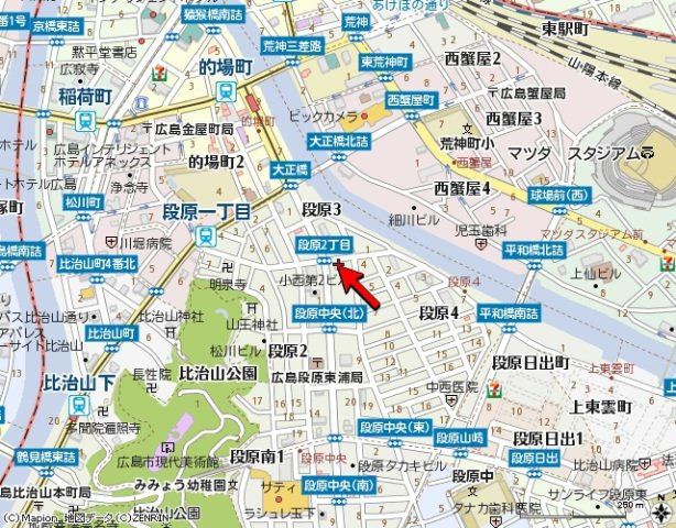コンフォートＮビル３の地図