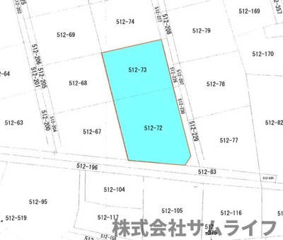【区画図】 | 大日寺243坪売地