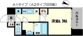 アドバンス大阪ドーム前アヴェニールの間取り