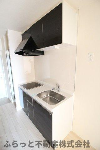 仮）阿見町岡崎新築アパートのキッチン|きれいなキッチンです