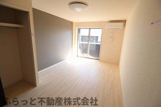 仮）阿見町岡崎新築アパートの居間・リビング|使いやすいリビングです