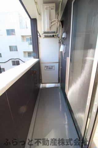 仮）阿見町岡崎新築アパートのバルコニー|広々としたバルコニーです