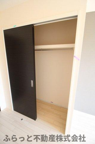 仮）阿見町岡崎新築アパートの収納|収納豊富です