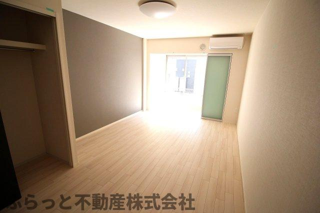 仮）阿見町岡崎新築アパートの居間・リビング|ゆったりとしたリビングです