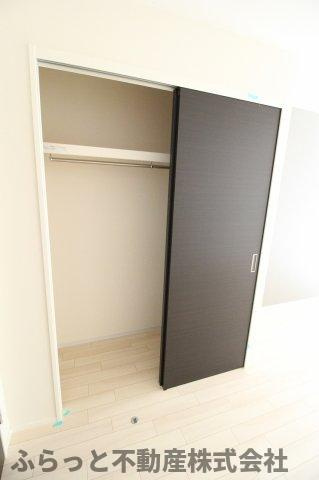 仮）阿見町岡崎新築アパートの収納|ちょっとした収納スペースも充実しています