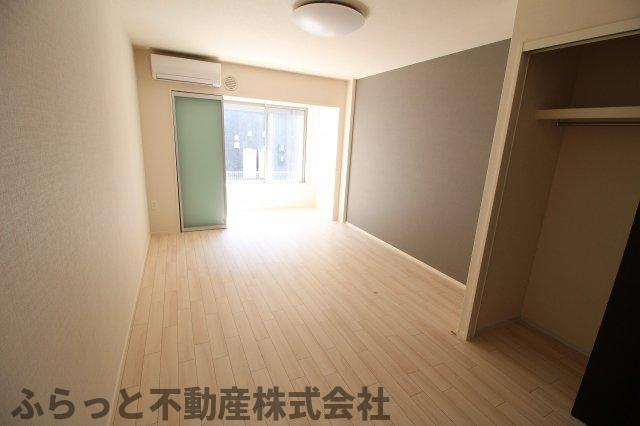 仮）阿見町岡崎新築アパートの居間・リビング|使いやすい居間です