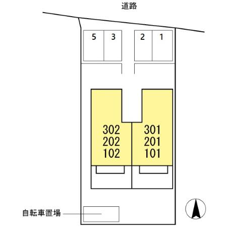 アイエス　浮島の区画図