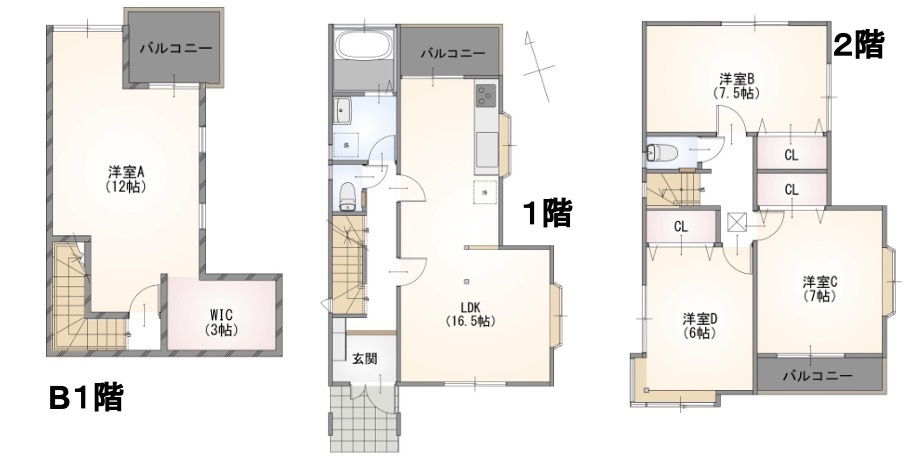 ★仲介手数料無料★横浜市神奈川区三枚町 戸建