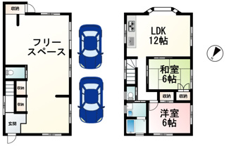 【間取り】 | 唐崎１丁目