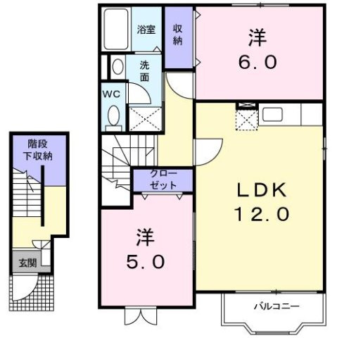 メゾン東明の間取り