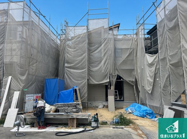 高石市東羽衣　新築一戸建ての外観|現在建築中！落ち着いた街並みで新生活を始めることが出来そう！周辺の物件も併せてご紹介させて頂きます！