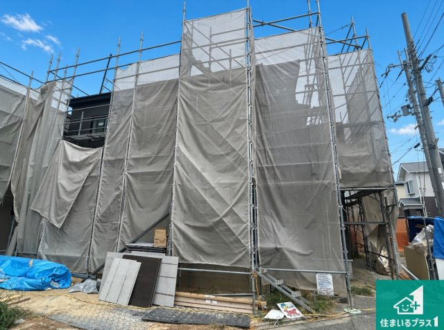 高石市東羽衣　新築一戸建ての外観|現在建築中！落ち着いた街並みで新生活を始めることが出来そう！周辺の物件も併せてご紹介させて頂きます！