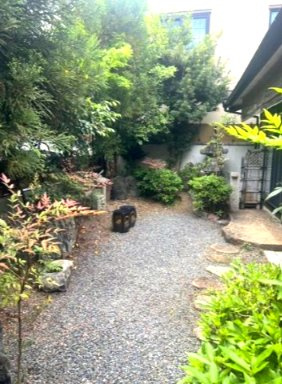 大宮西小野堀町貸家の庭