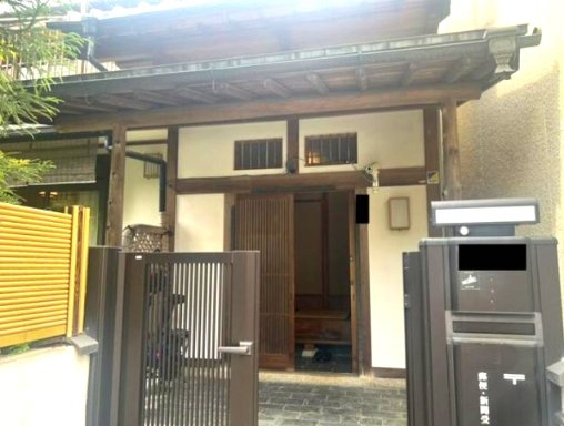 大宮西小野堀町貸家の玄関
