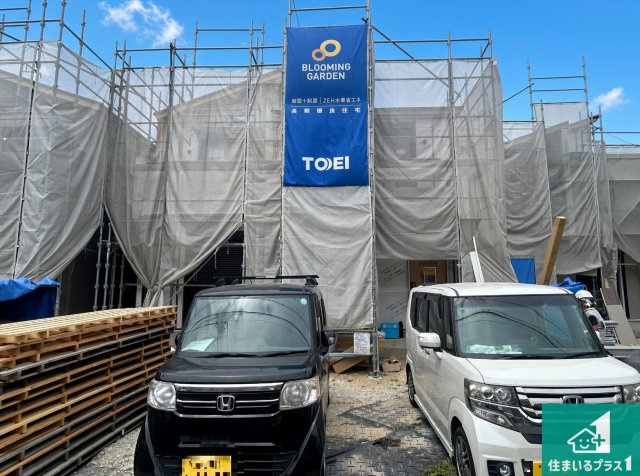 高石市東羽衣　新築一戸建ての外観|現在建築中！落ち着いた街並みで新生活を始めることが出来そう！周辺の物件も併せてご紹介させて頂きます！