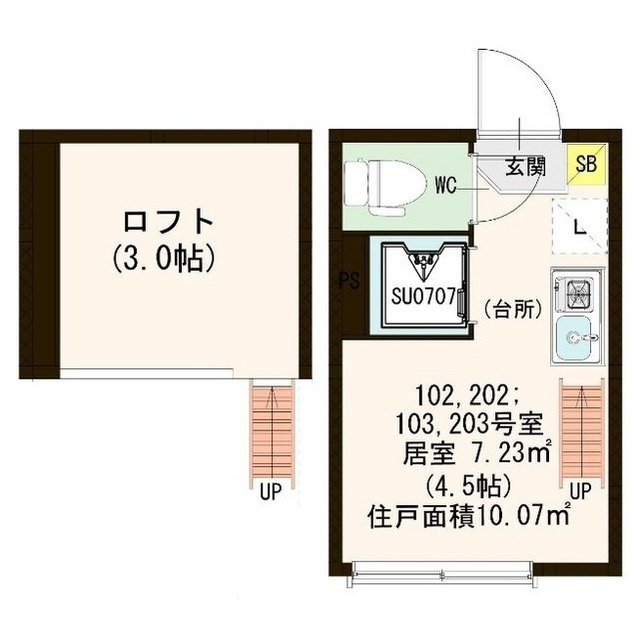 Ｓｅａ　Ｓｏｕｎｄ　中野の間取り