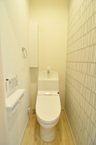 ゆったりとした空間のトイレです