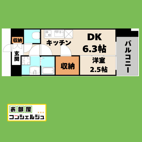 パートナーズ今池(旧デュオフラッツ今池リレア)の間取り