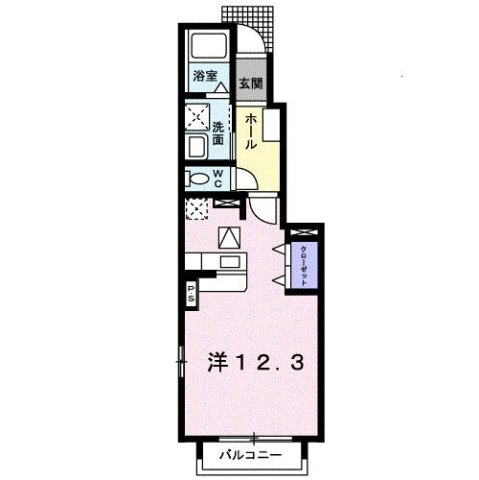 ヴァンベール　Ａの間取り