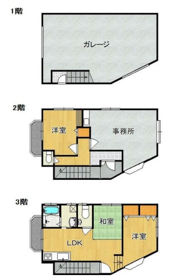醍醐構口町店舗事務所の間取り