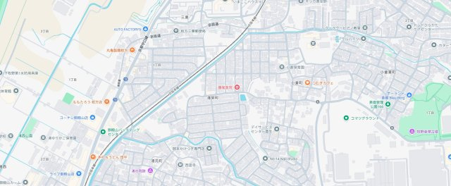 枚方市渚栄町　新築一戸建ての地図