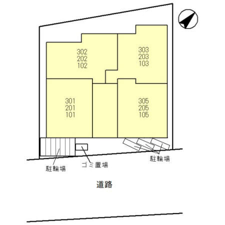 ウエストアロー阿波座の区画図