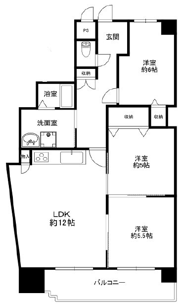 ルミナス甲南の間取り