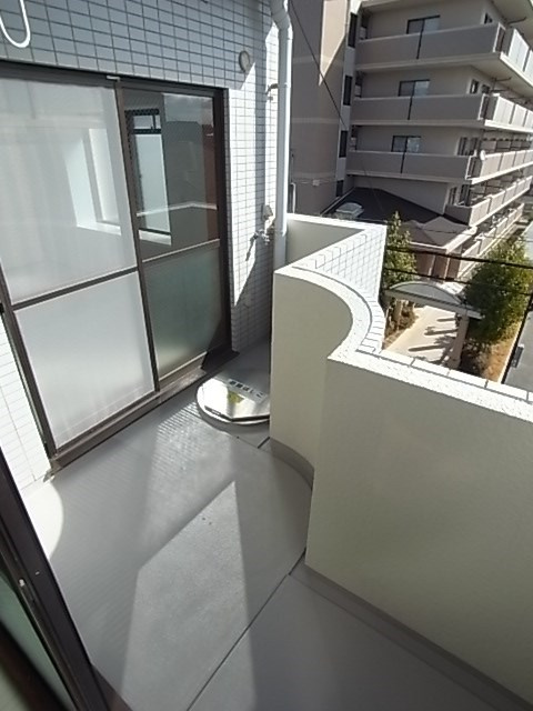 第二庭園ハイツのバルコニー