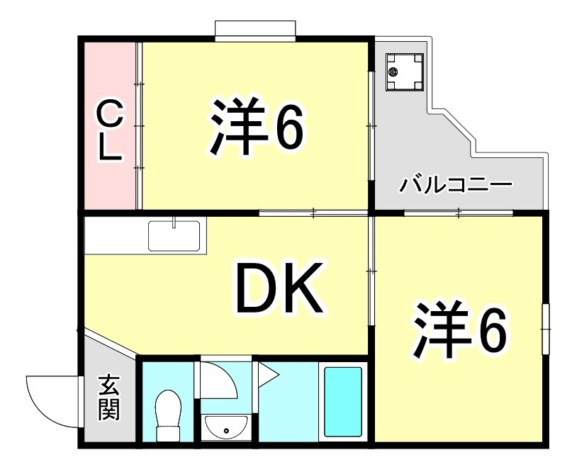 第二庭園ハイツの間取り