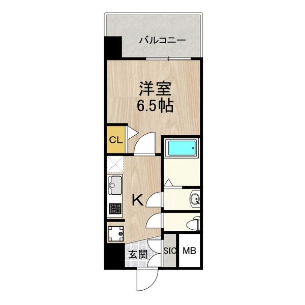 ArtizA王子公園D.C.の間取り
