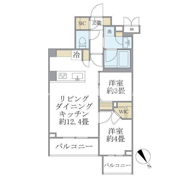 La　Perla　Meguro-higashiyamaⅡの間取り