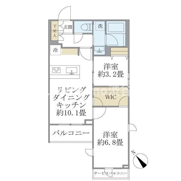 La　Perla　Meguro-higashiyamaⅡの間取り