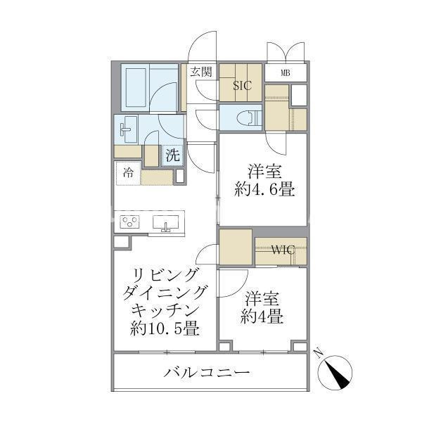 La　Perla　Meguro-higashiyamaⅡの間取り