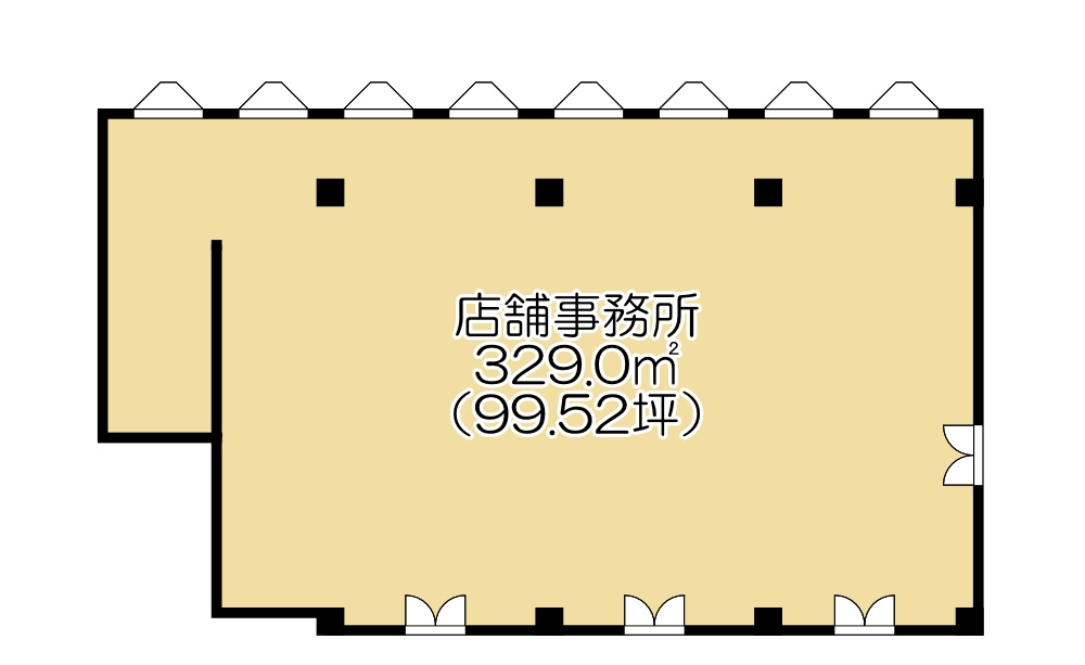 ホテルテトラ北九州の間取り