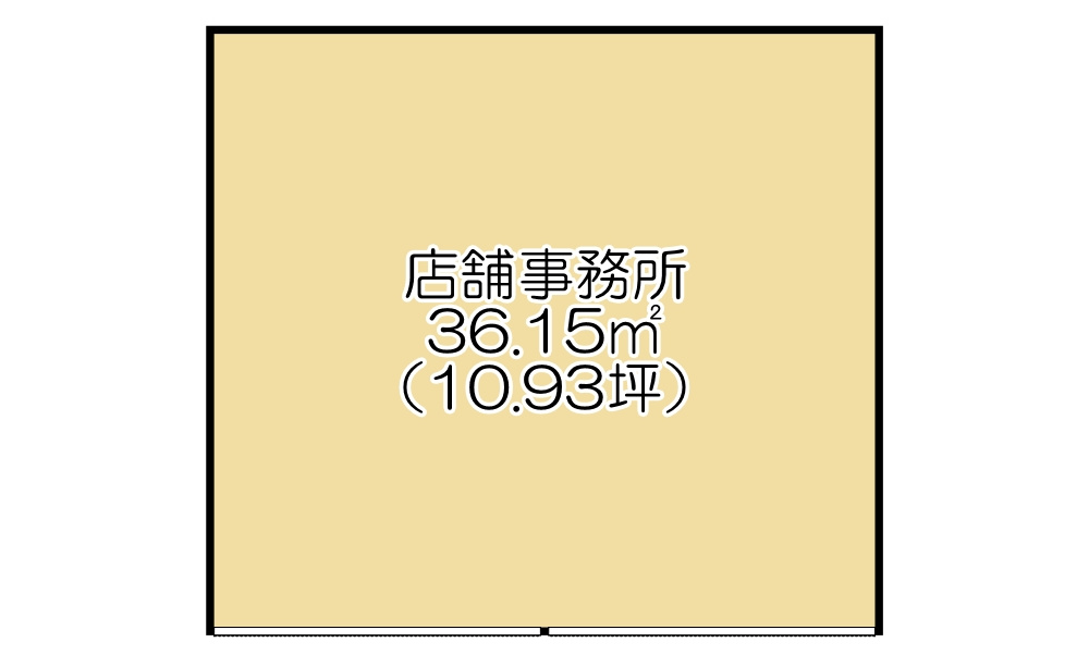 下曽根三丁目テナントの間取り
