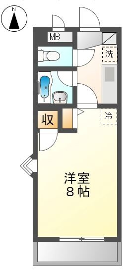 アンデックス折尾の間取り