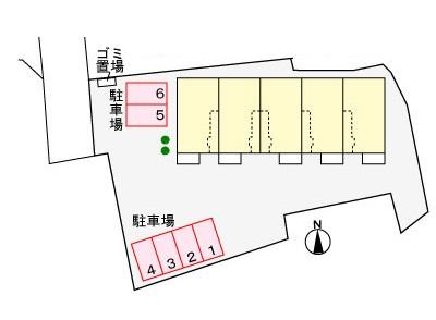 イリーデ摂津の区画図