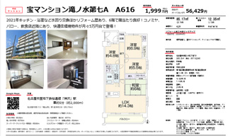  | 【宝マンション滝ノ水第七A】仲介手数料無料！小坂小学校・滝ノ水中学校