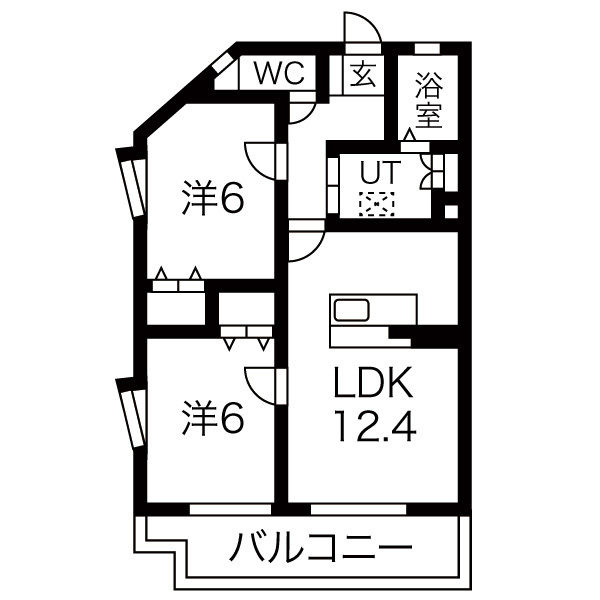 K-WESTの間取り