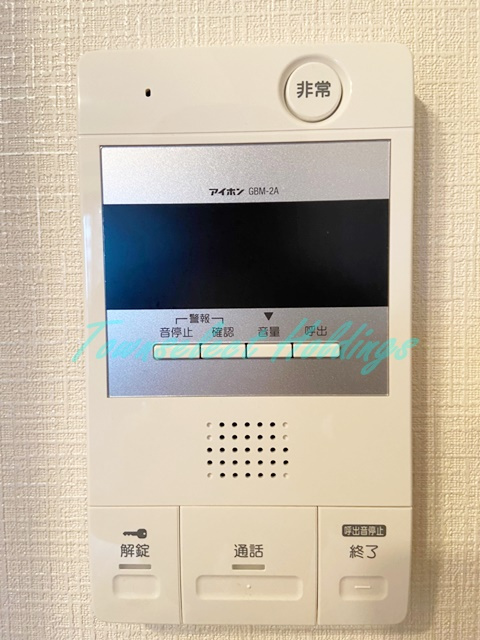 アーバンハイツⅠのセキュリティ|モニタ付インターホンで安心♪